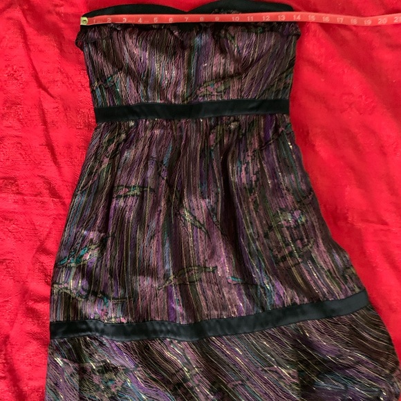 Lauren Moffatt 100% Silk Strapless Dress in Size 2 - Picture 7 of 7